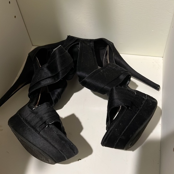 Le château heels satin black - Picture 4 of 4